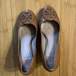 Tory Burch Brown Leather Heels
